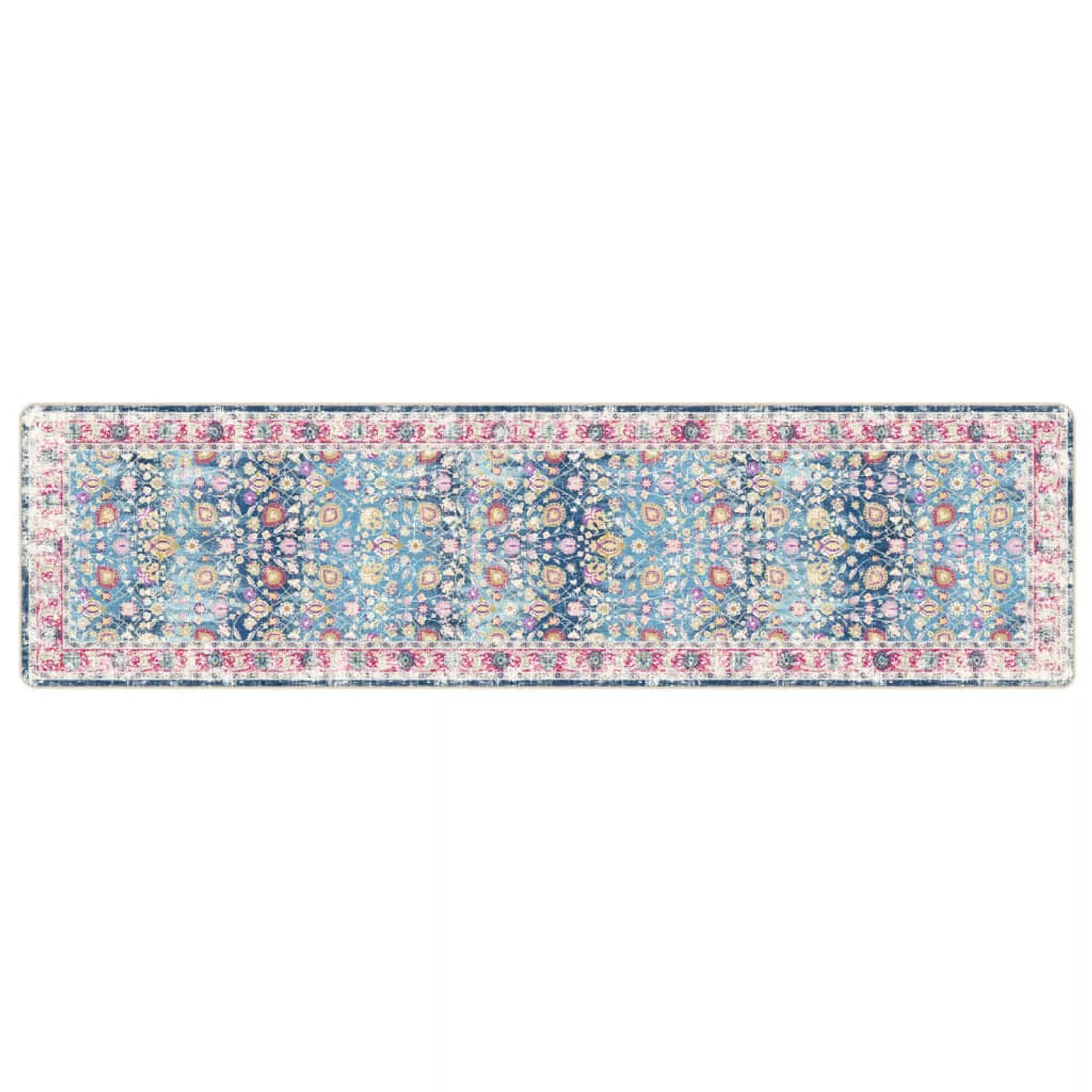 vidaXL Teppich Waschbar Mehrfarbig 80x300 Cm Rutschfest 1927685 günstig online kaufen