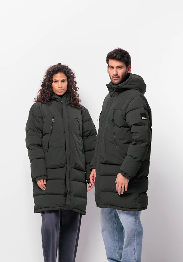 Jack Wolfskin Daunenjacke "DELLBRUECK LONG JKT", mit Kapuze günstig online kaufen