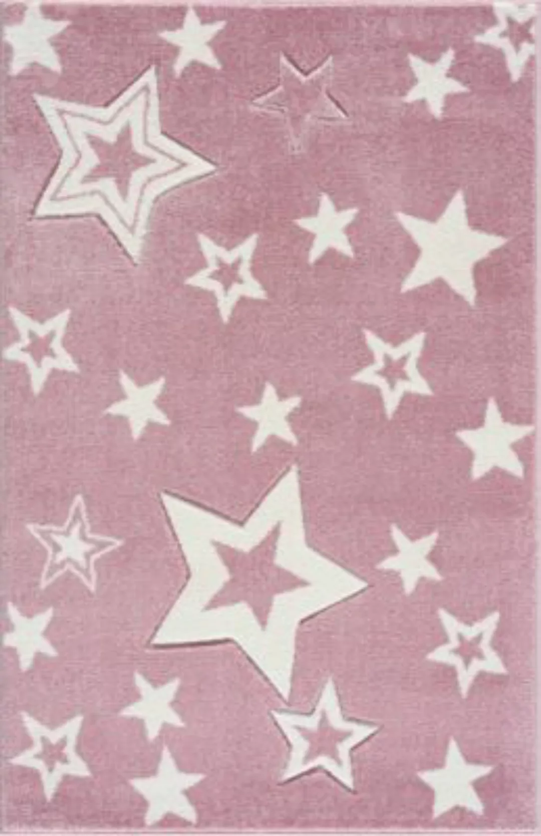 Kids Love Rugs Kinderteppich Starlight rosa/weiß Gr. 110 x 170 günstig online kaufen