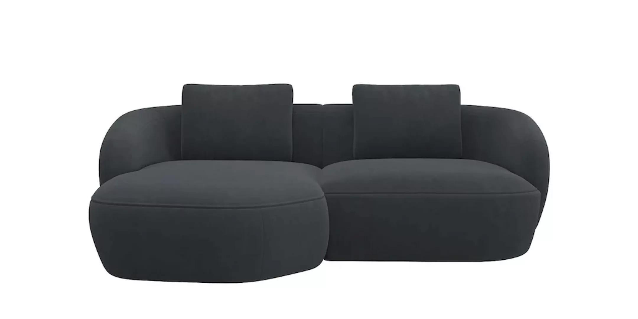 FLEXLUX Wohnlandschaft "Torino, rund, L-Form, Sofa-Ecke mit Recamiere, Long günstig online kaufen