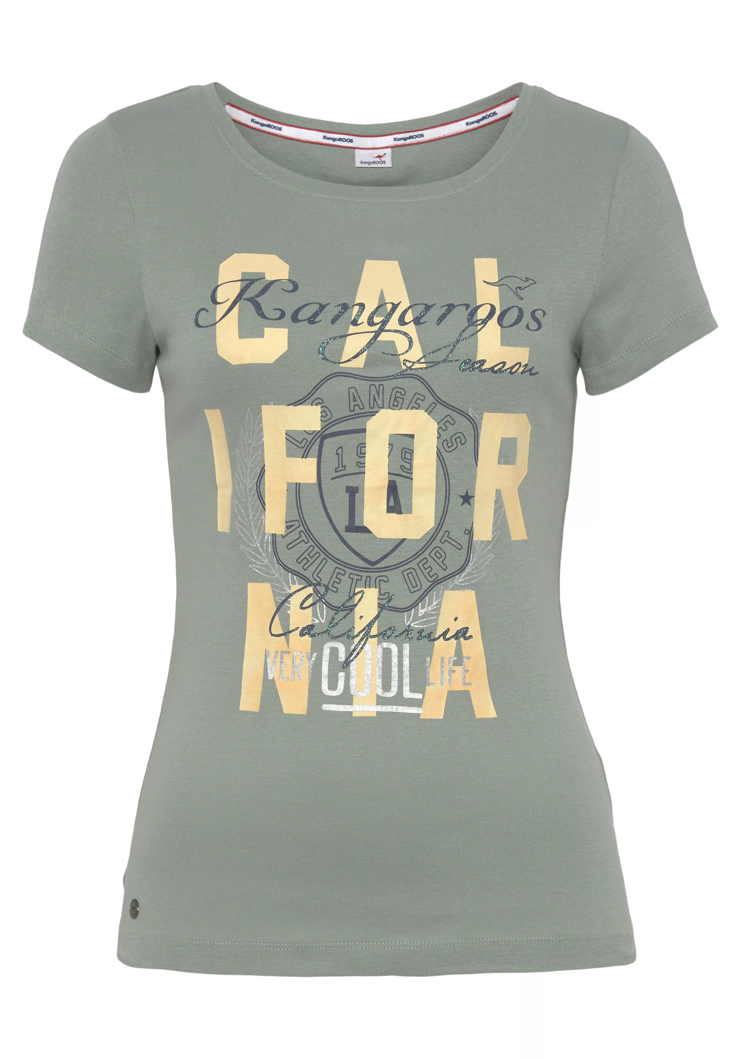 KangaROOS Print-Shirt mit Logodruck im California-Style günstig online kaufen