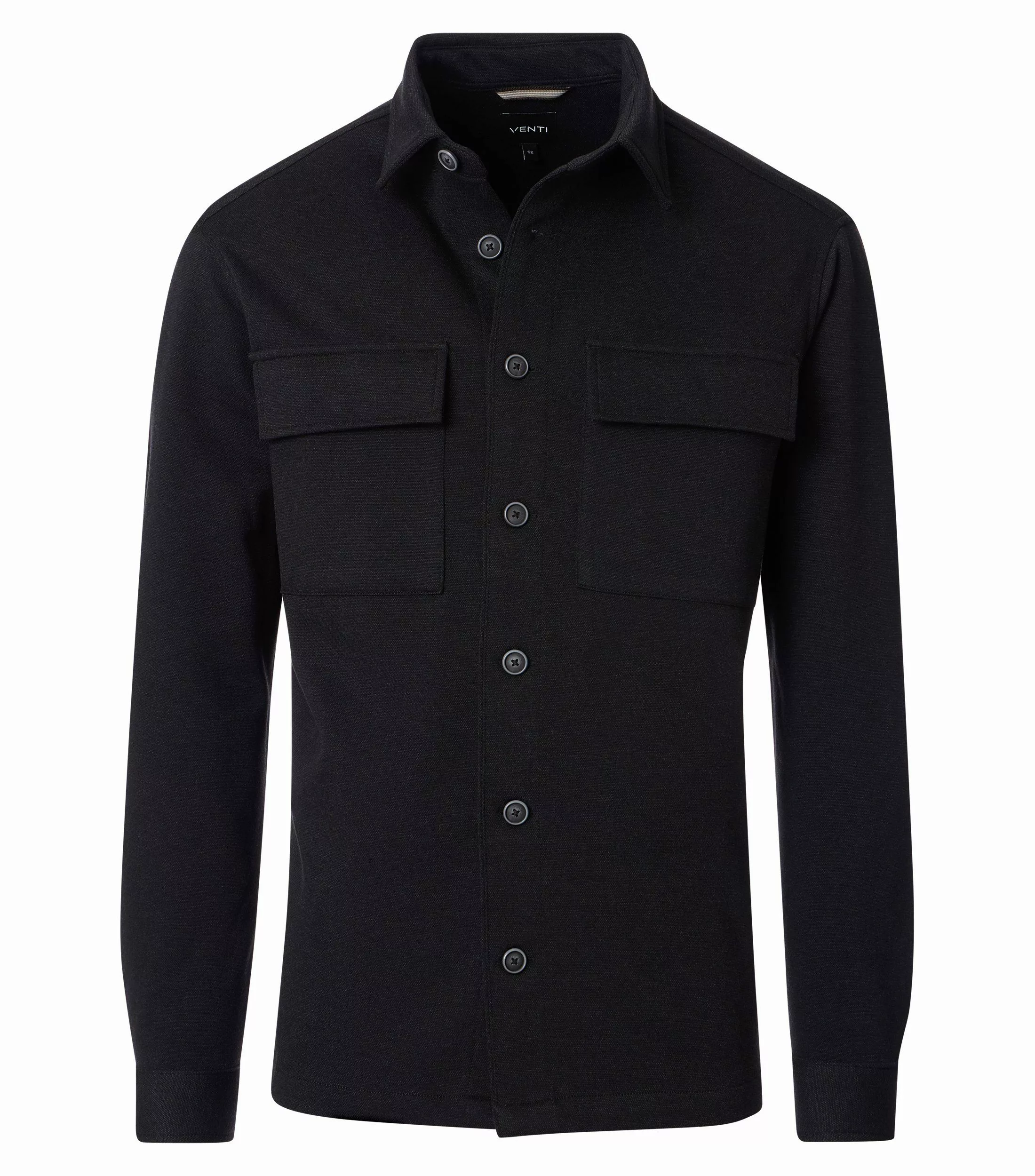 VENTI Langarmhemd VENTI Hemdjacke uni günstig online kaufen