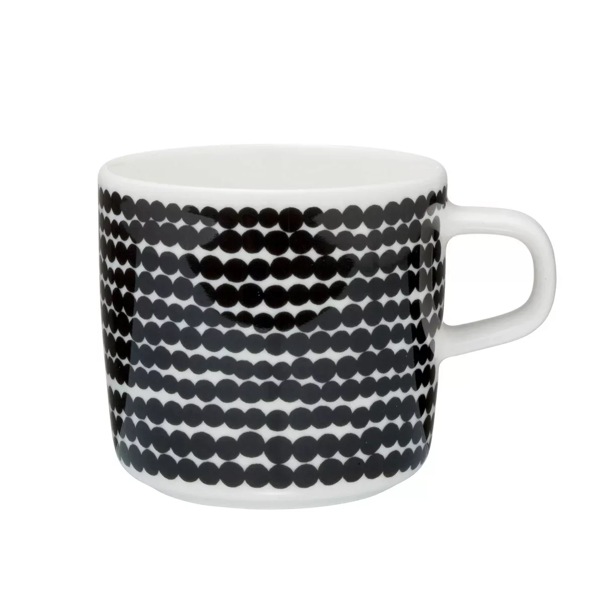 Räsymatto Kaffeetasse 20 cl schwarz-weiß günstig online kaufen