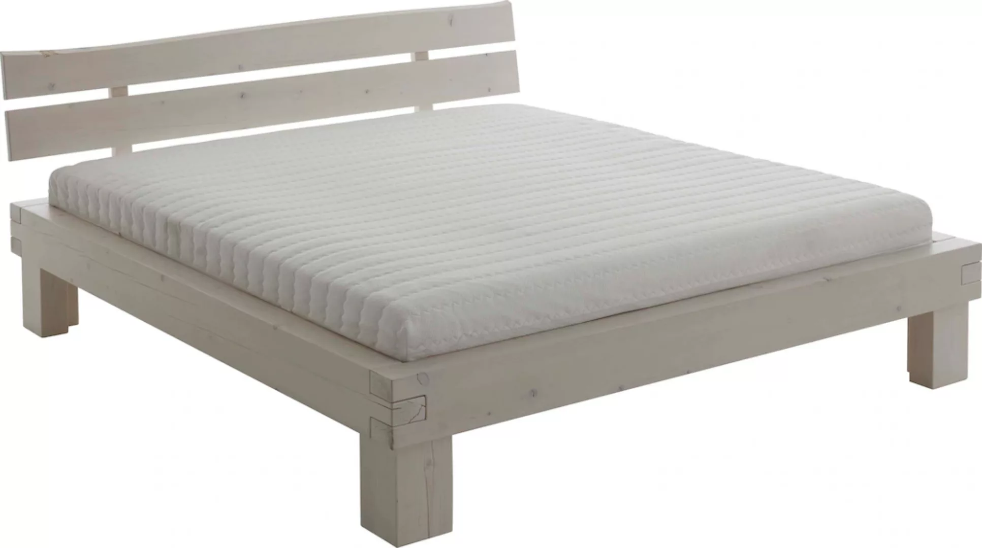 Relita Futonbett "Bellmund", aus massiver Fichte white wash mit natürlicher günstig online kaufen