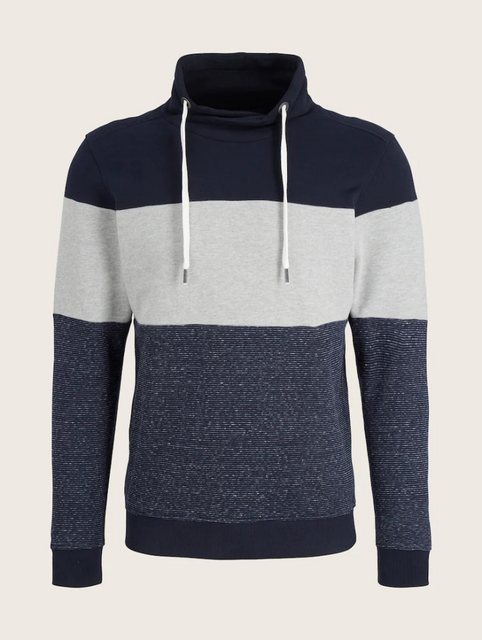 TOM TAILOR Sweatshirt Cutline Snood with Colorblock (1-tlg) günstig online kaufen