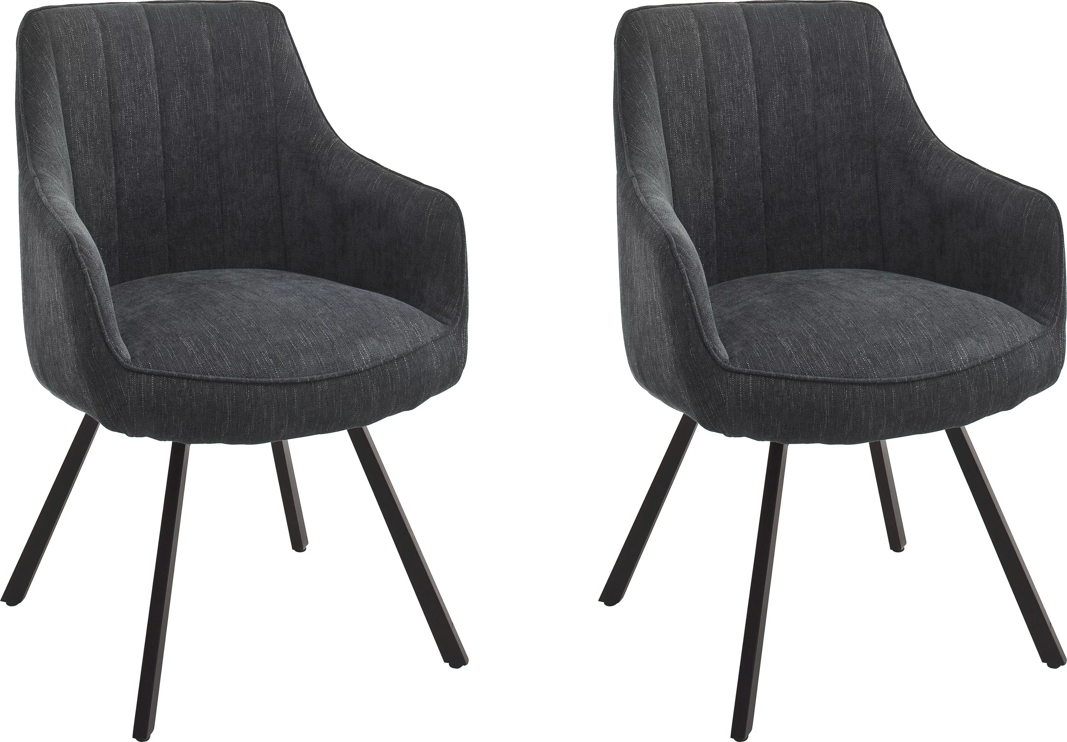 MCA furniture Esszimmerstuhl »Sassello«, (Set), 2 St., Stuhl 180°drehbar mi günstig online kaufen