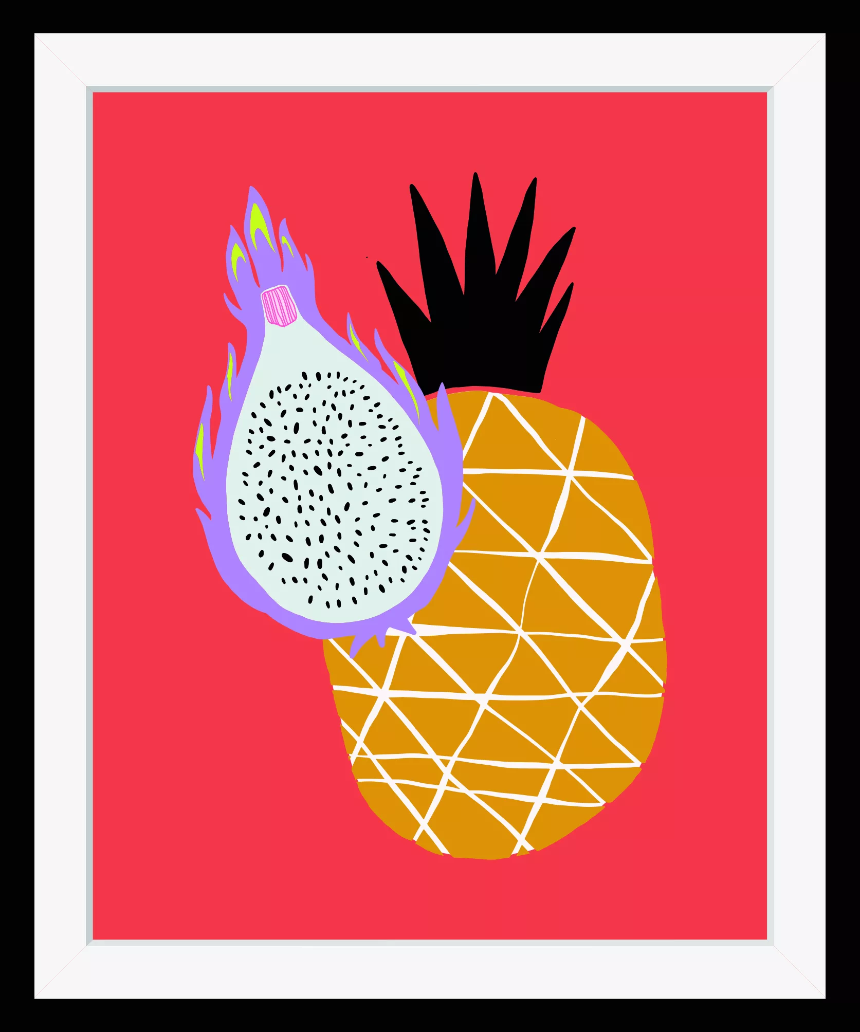 queence Bild »Marianne«, Obst-Obst Bilder-Kunst-Lebensmittel-Ananas, HD Pre günstig online kaufen