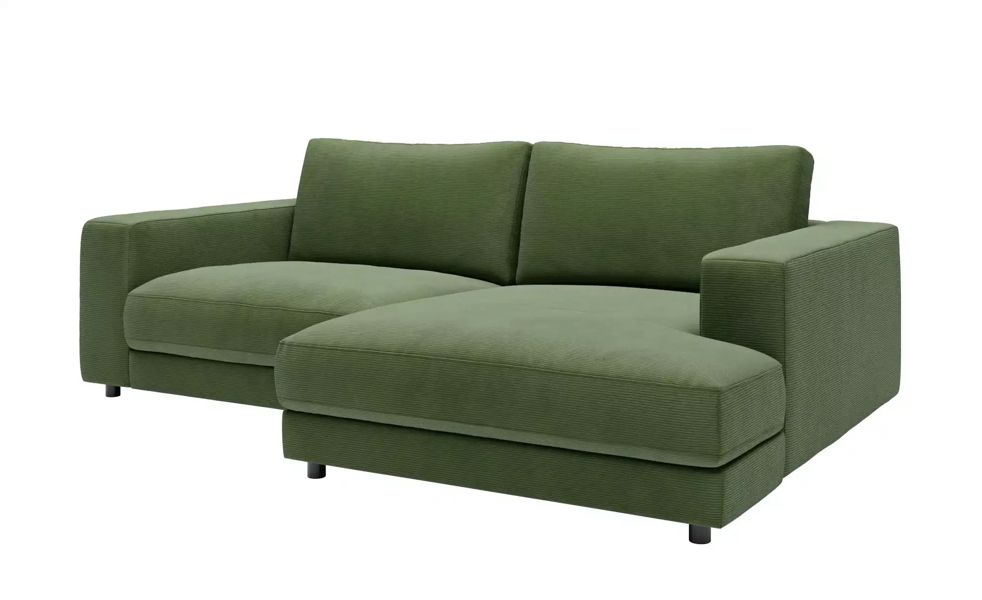 Jette Home Ecksofa in Feincord Sila ¦ grün ¦ Maße (cm): B: 250 H: 85 T: 170 günstig online kaufen