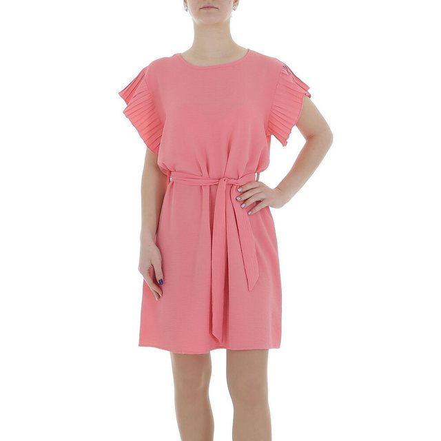 Ital-Design Sommerkleid Damen Freizeit (86164426) Kreppoptik/gesmokt Minikl günstig online kaufen