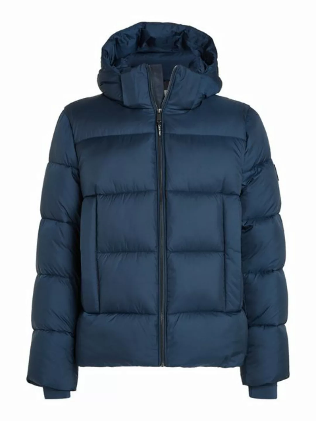 Calvin Klein Outdoorjacke HOODED QUILT PUFFER MW mit Logopatch günstig online kaufen