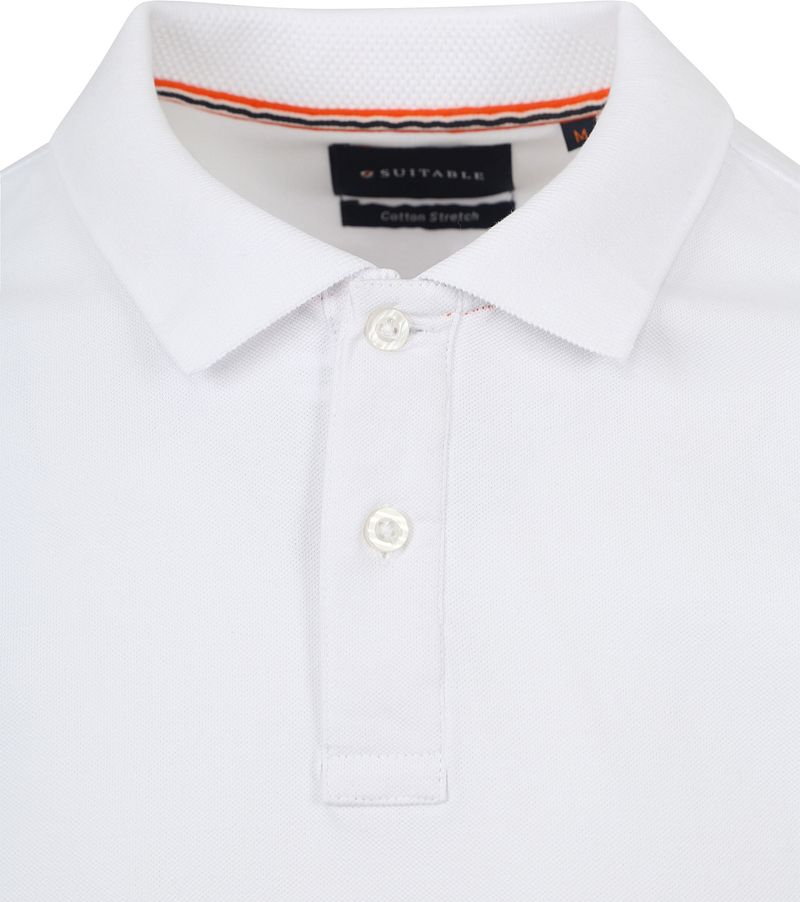 Suitable Cas Poloshirt Weiß - Größe L günstig online kaufen