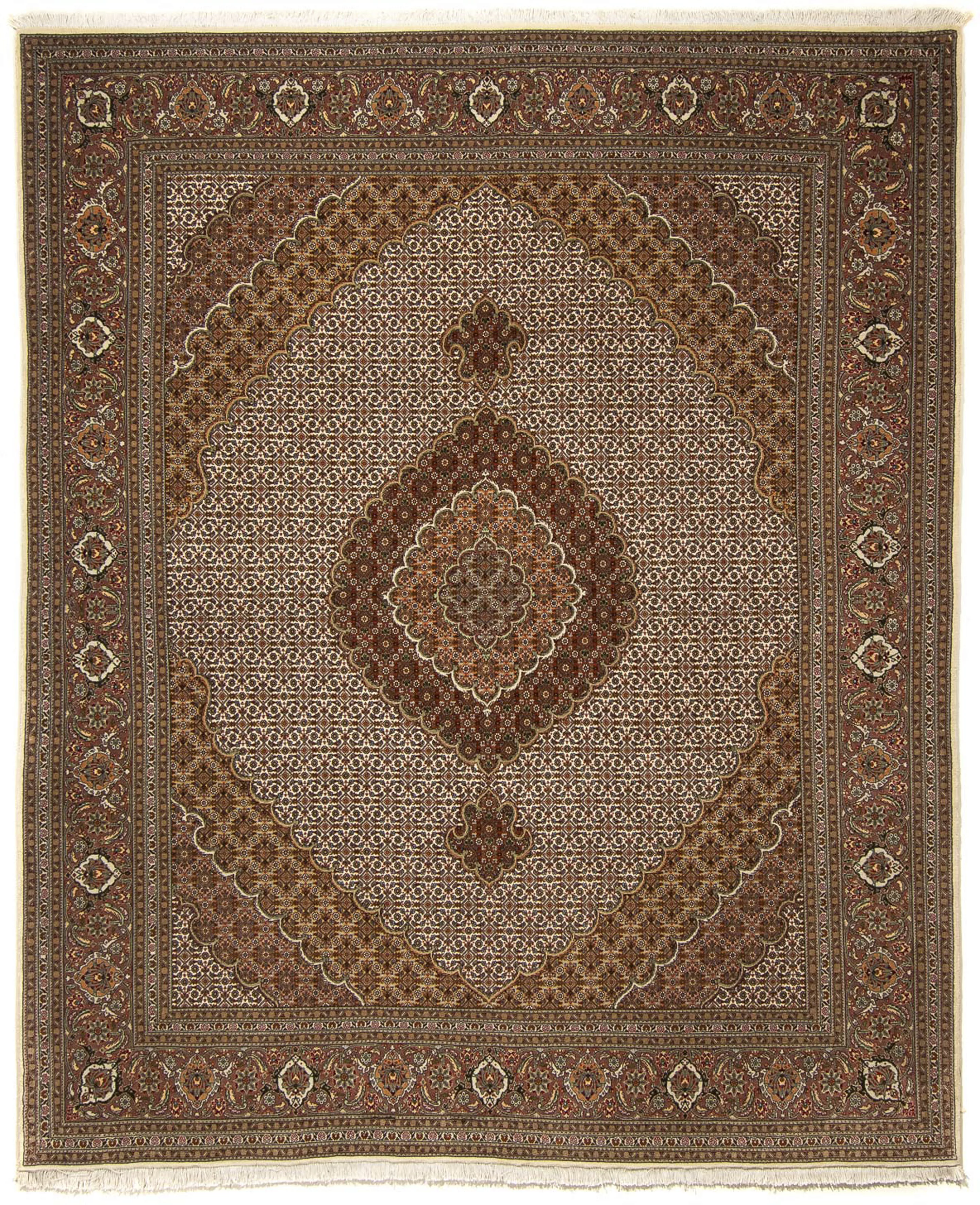 morgenland Orientteppich »Perser - Täbriz - 254 x 205 cm - braun«, rechteck günstig online kaufen