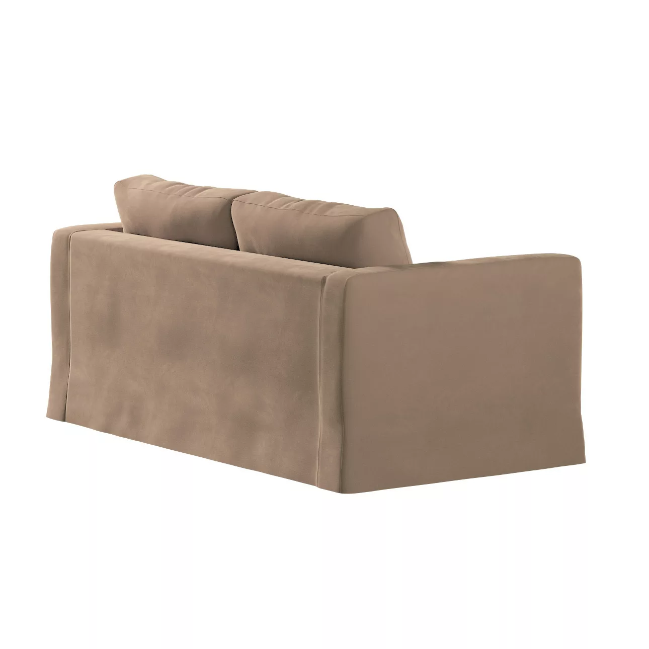 Bezug für Karlstad 2-Sitzer Sofa nicht ausklappbar, lang, beige, Sofahusse, günstig online kaufen