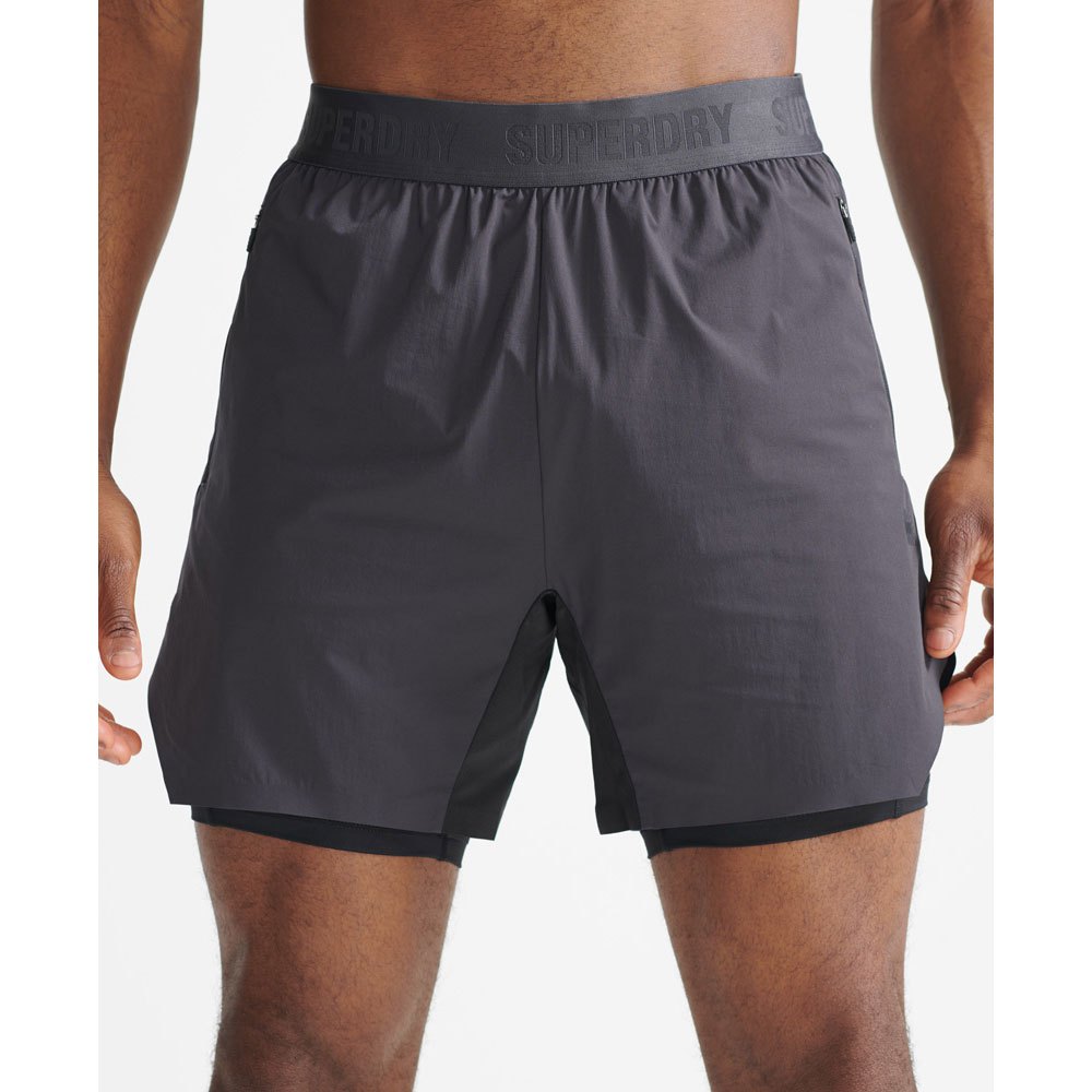 Superdry Train Premium Shorts Hosen S Dark Charcoal günstig online kaufen