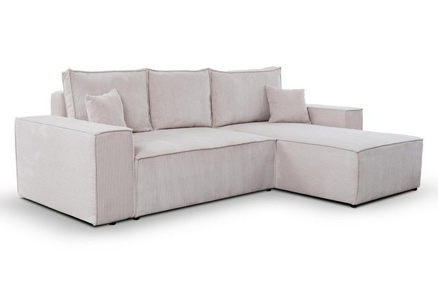 Compleo Ecksofa L-form MALAG, Breite: 279 cm, Links oder Rechts, Ecksofa mi günstig online kaufen