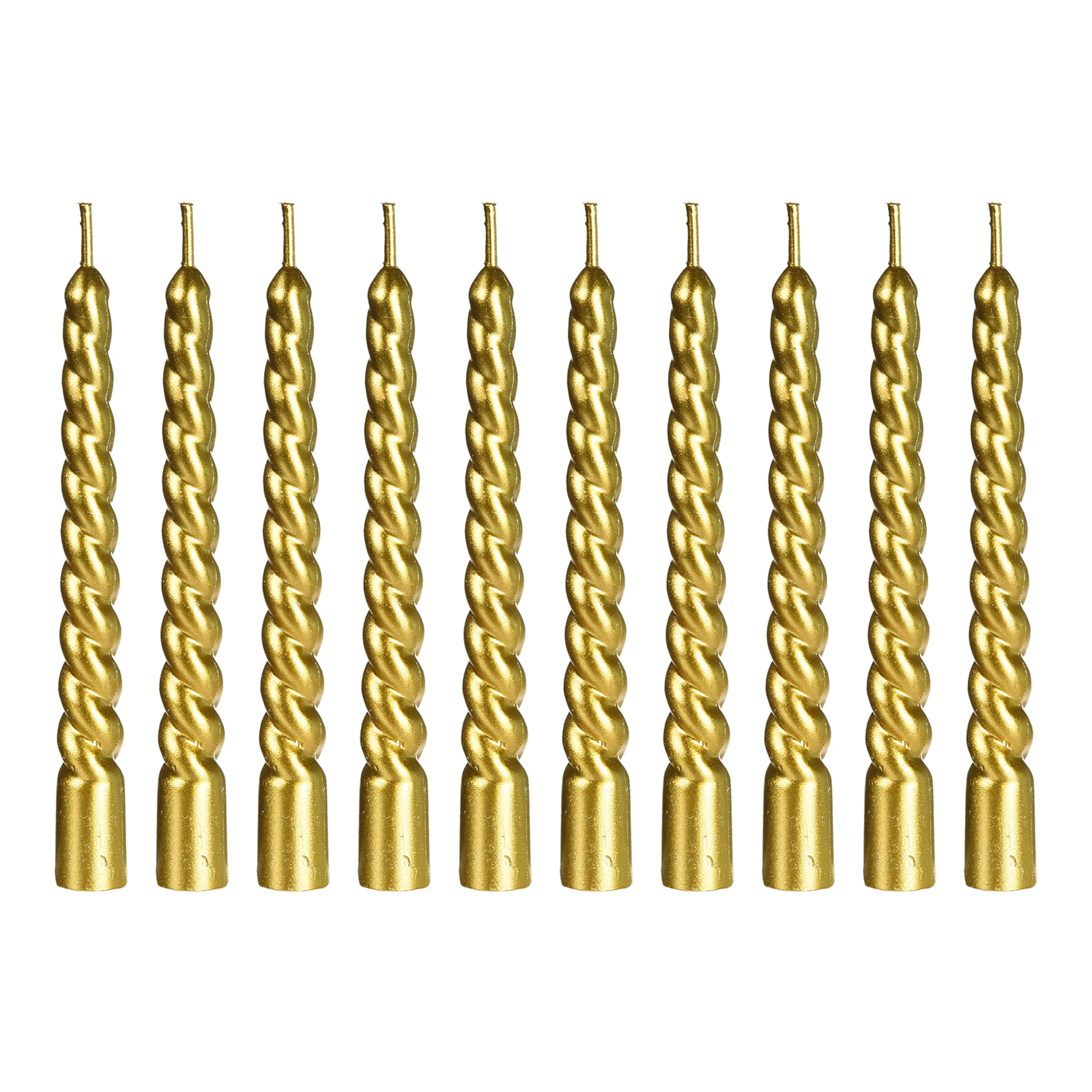 Kerzen MINI ca.D1x10cm 10Stk., gold günstig online kaufen