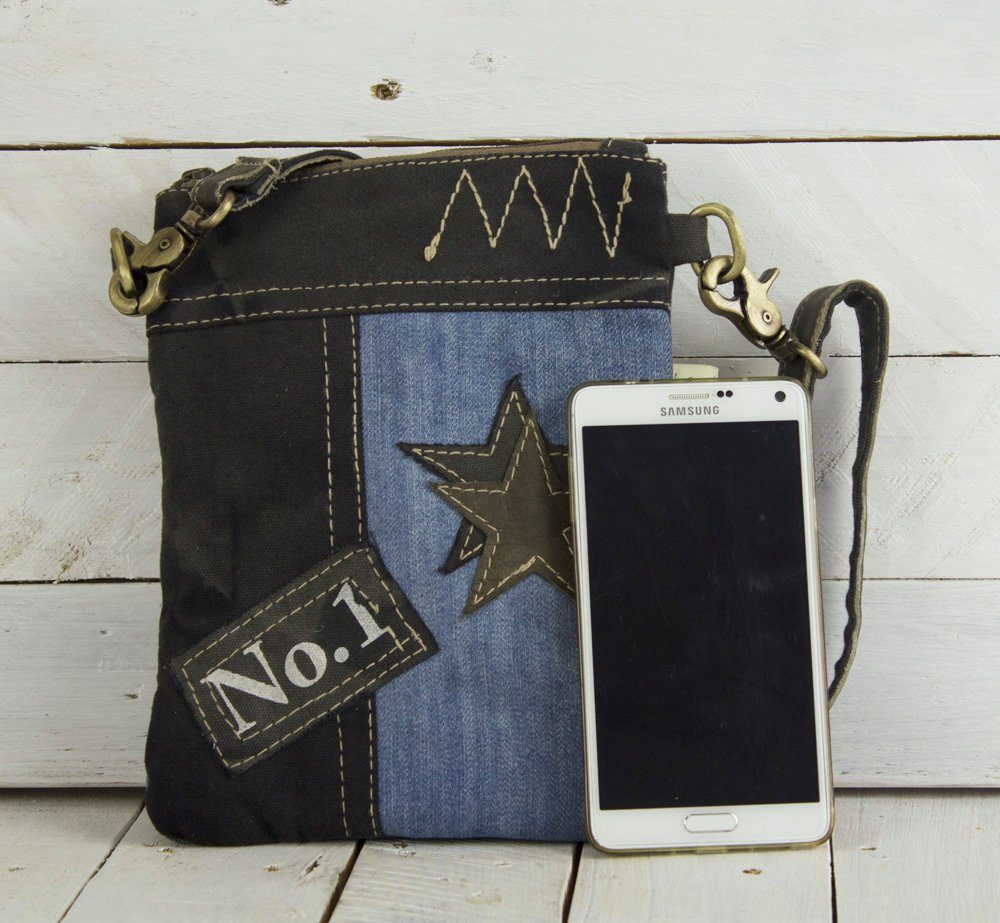 Sunsa Umhängetasche Upcycling Tasche Umhängetasche. Crossbody günstig online kaufen