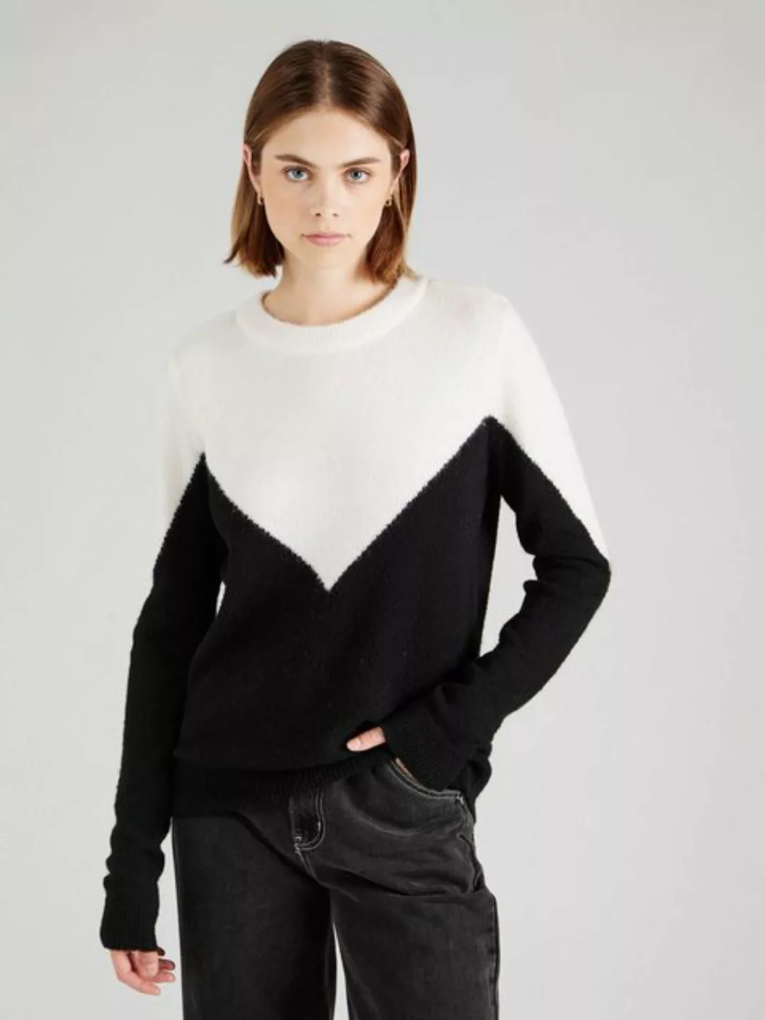 Vero Moda Strickpullover "VMPLAZA LS BLOCK PULLOVER GA BOO", mit Streifenmu günstig online kaufen