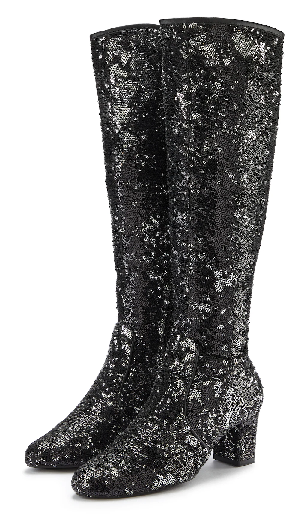 LASCANA Belle Affaire Stiefel "Paillettenverzierter Langschaftstiefel", Lan günstig online kaufen