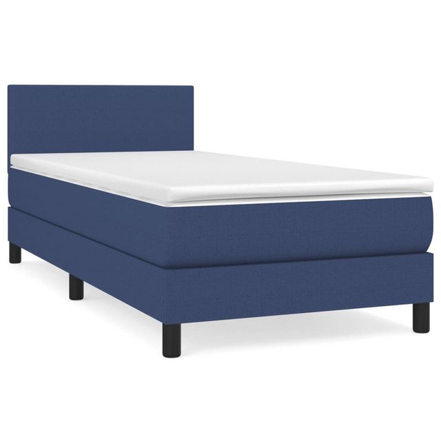 vidaXL Boxspringbett Bett Boxspringbett mit Matratze und LED Stoff (90 x 20 günstig online kaufen