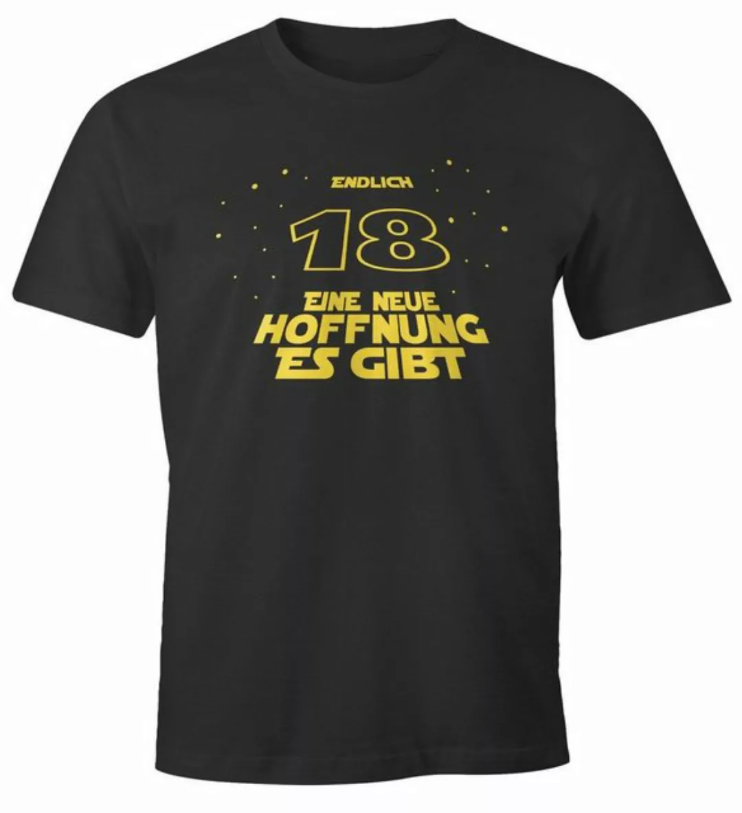 MoonWorks Print-Shirt Herren T-Shirt zum 18. Geburtstag Geschenk für Männer günstig online kaufen