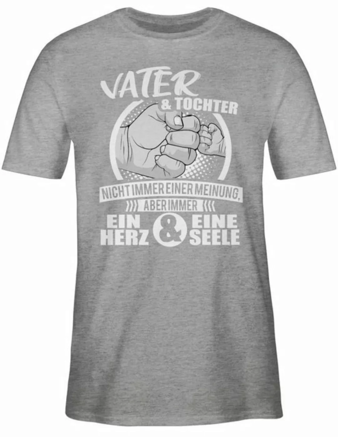 Shirtracer T-Shirt Papa und Tochter Immer ein Herz & eine Seele Sprüche Sta günstig online kaufen