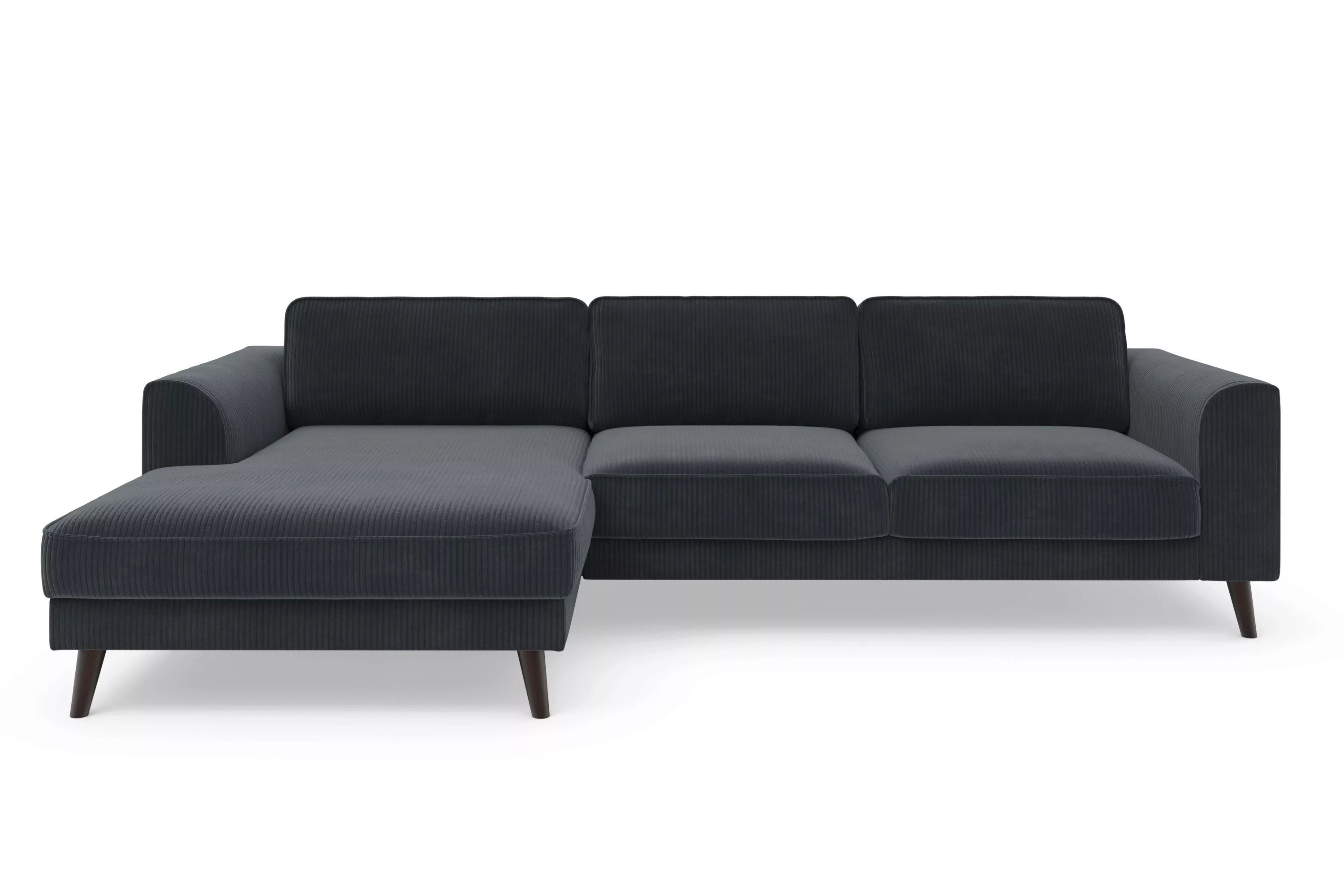 TRENDMANUFAKTUR Ecksofa "Lumber Jack, elegantes Designsofa, zeitlos modern, günstig online kaufen