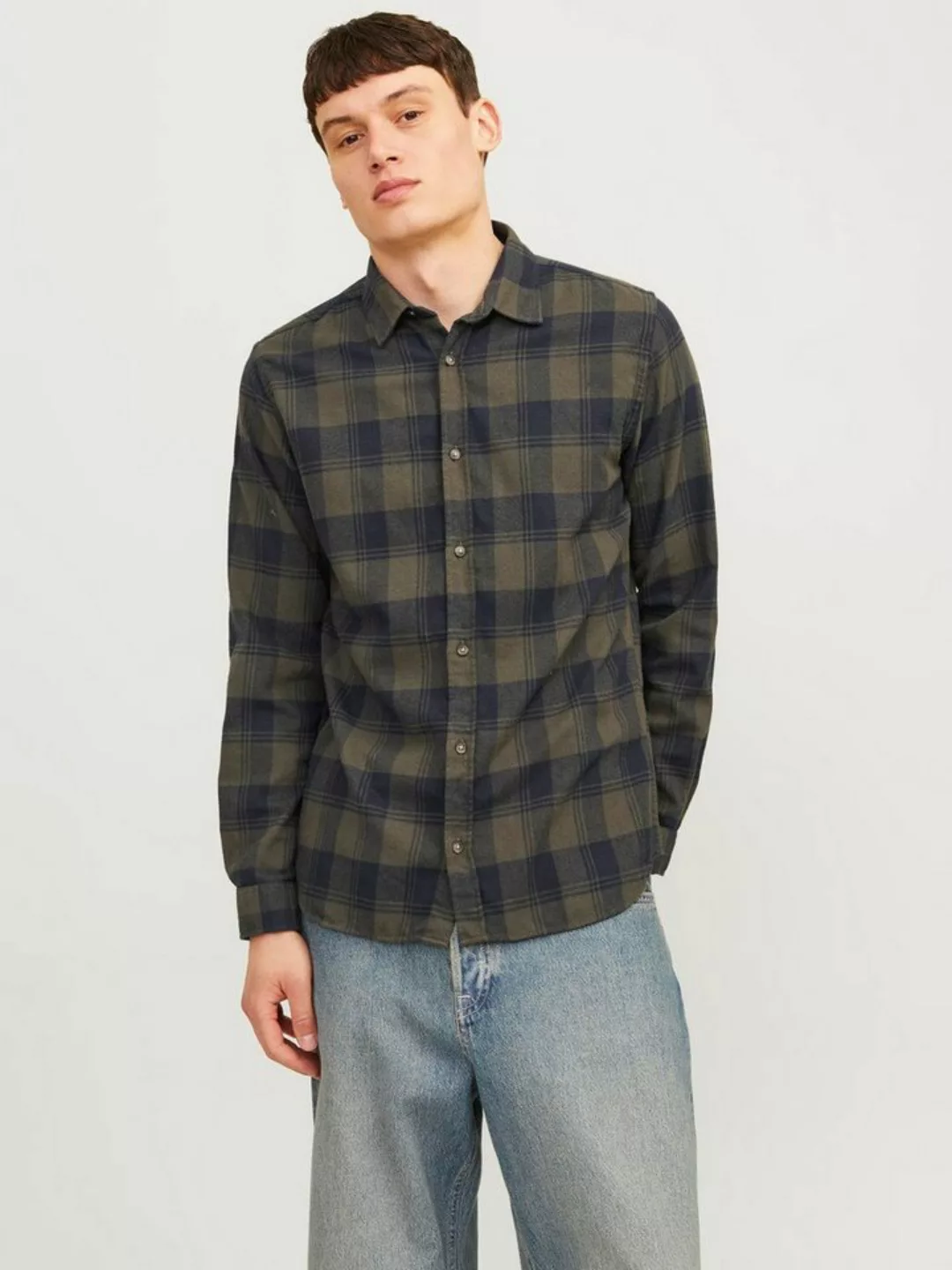 Jack & Jones Langarmhemd JJJOSHUA FALL BUFFALO SHIRT LS günstig online kaufen