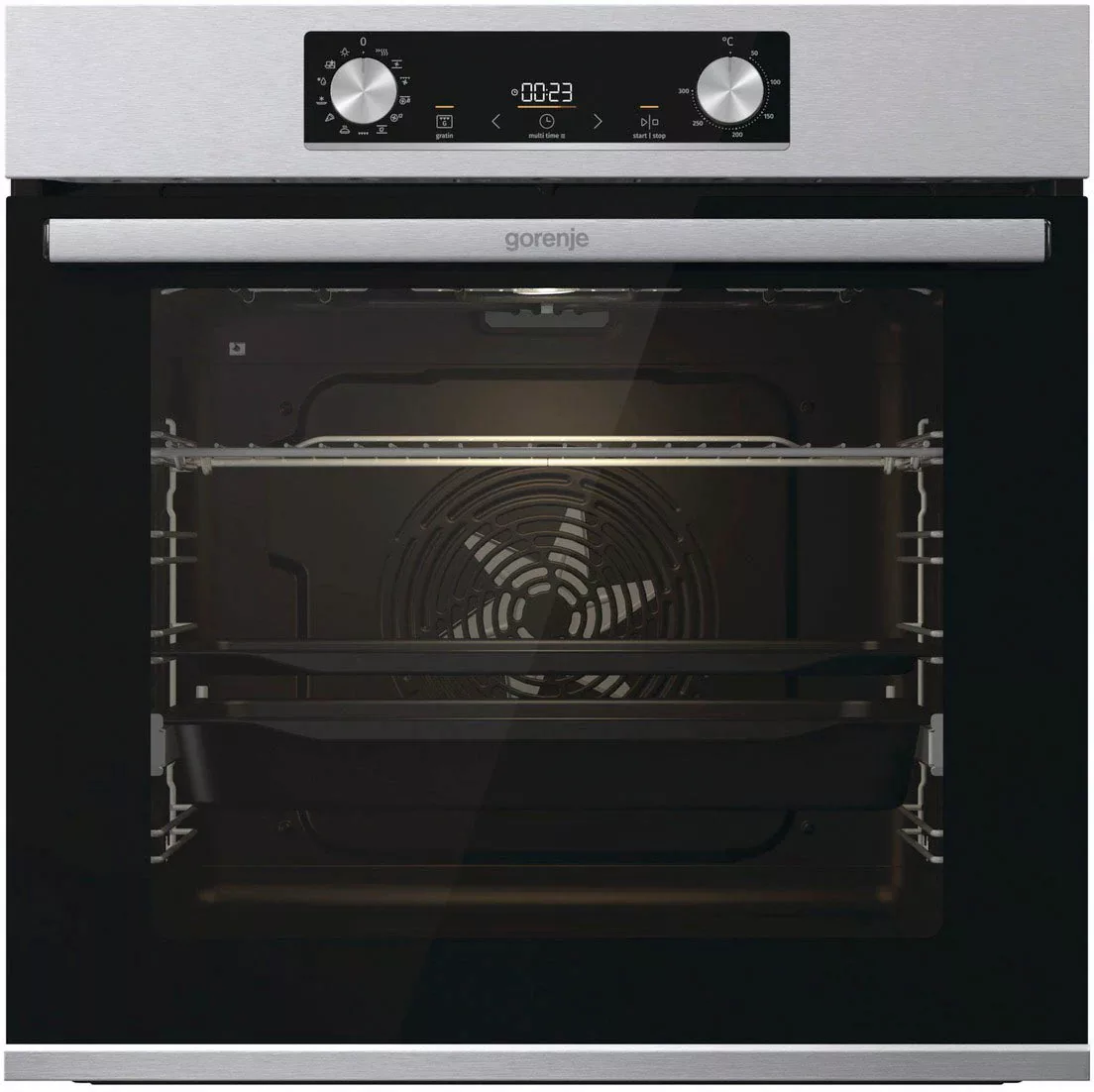 GORENJE Pyrolyse Backofen »BPS6737E14X«, mit 1-fach-Teleskopauszug, Pyrolys günstig online kaufen