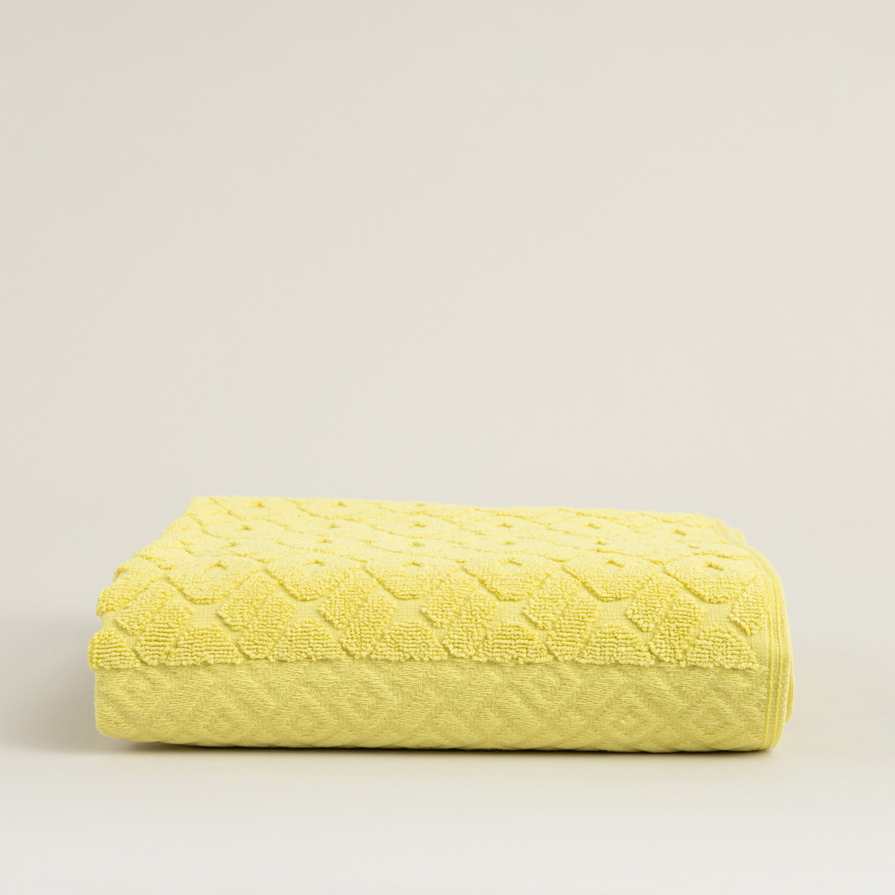 Handtuch Lattice 50x90 cm sunny yellow, 50 x 90 cm günstig online kaufen