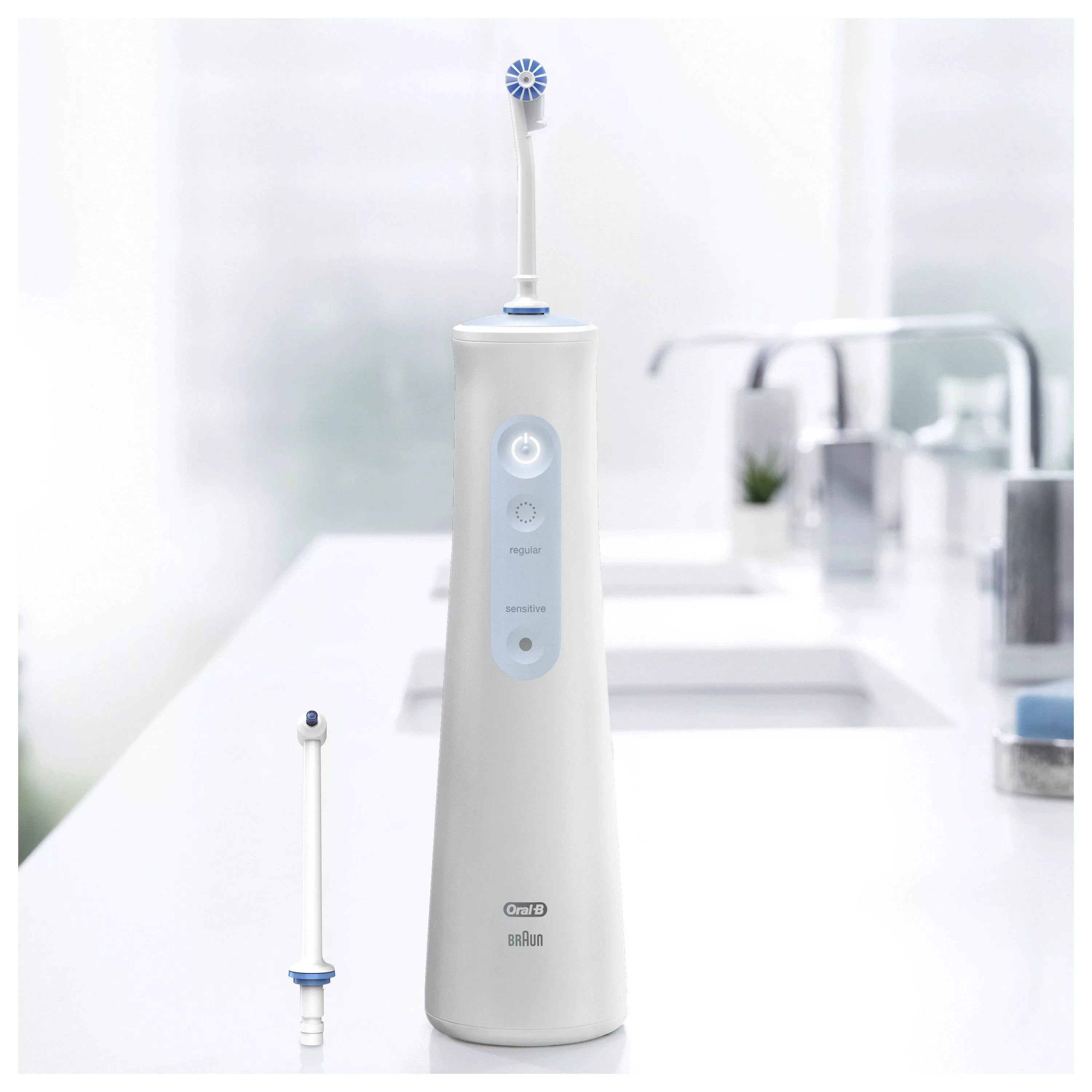 Oral-B Munddusche »AquaCare 4«, 2 St. Aufsätze, Kabellose mit Oxyjet-Techno günstig online kaufen