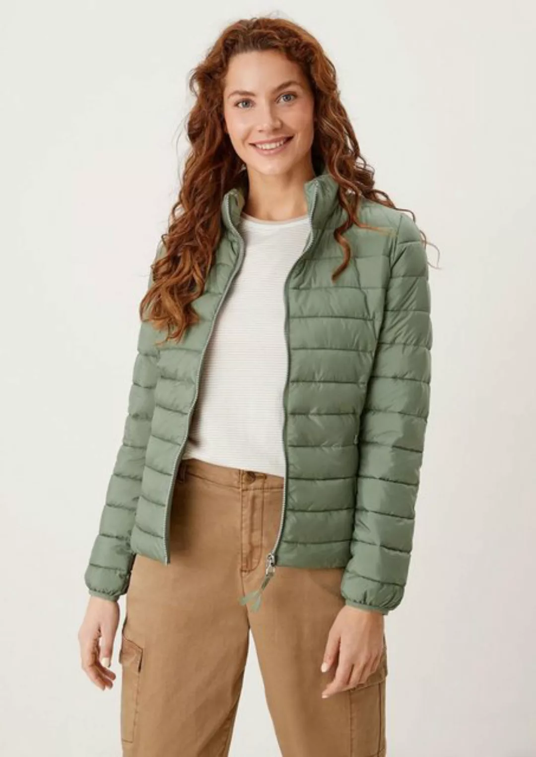 s.Oliver Steppjacke (1, 1-St) leichte Jacke mit Steppung und Stehkragen günstig online kaufen