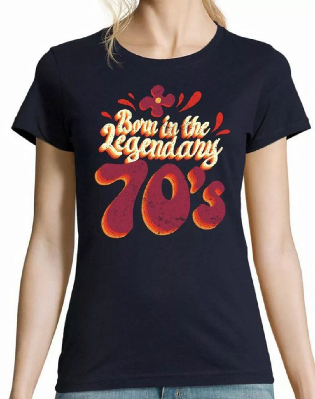 Youth Designz Print-Shirt "Born In The Legendary 70´s" Damen Shirt mit tren günstig online kaufen
