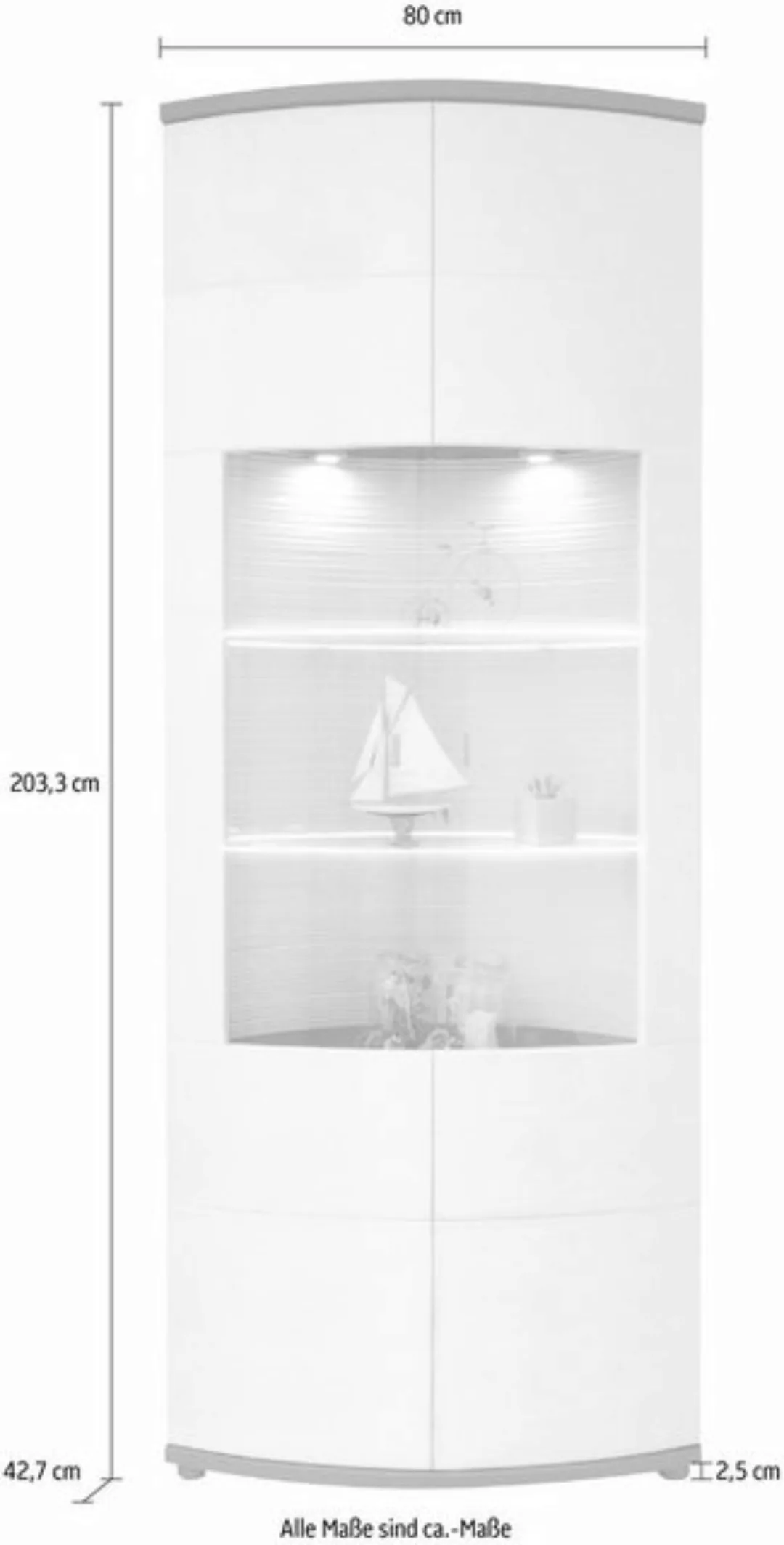 INOSIGN Vitrine "Gate", Höhe 203 cm günstig online kaufen