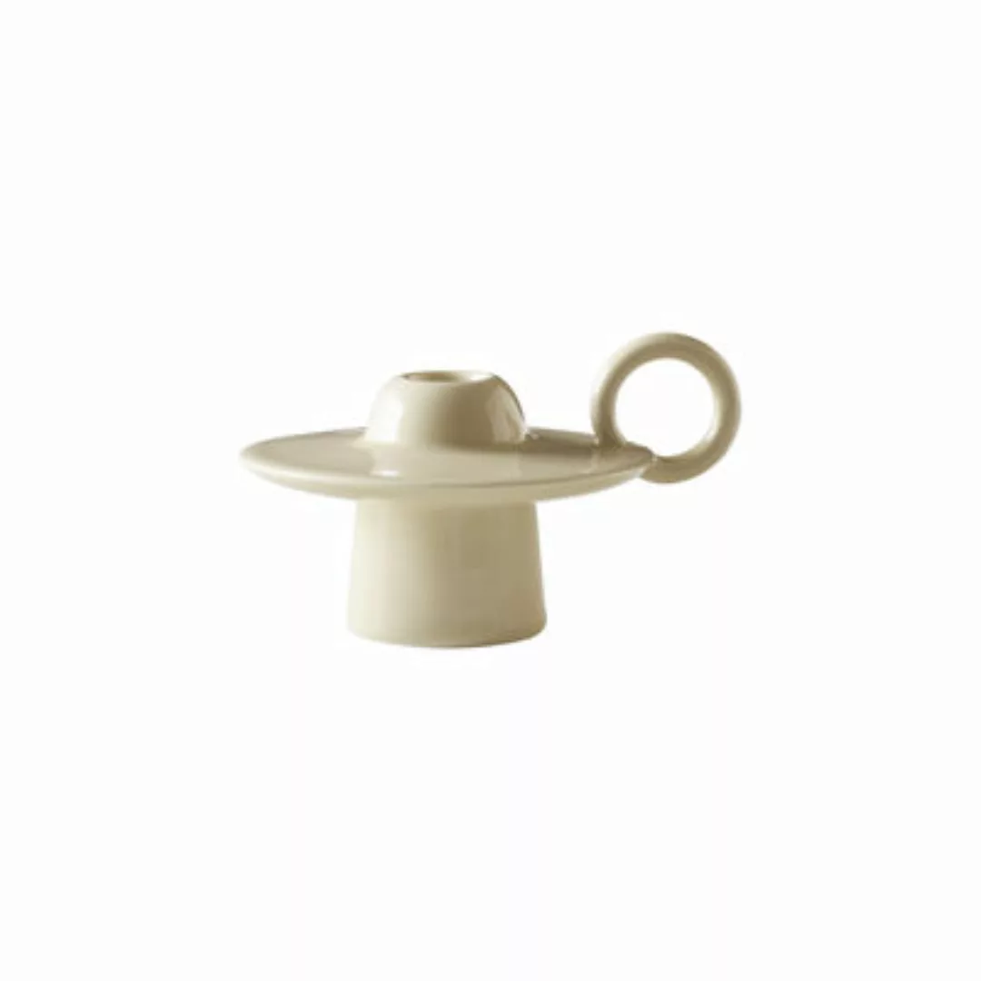 Kerzenleuchter Momento JH39 keramik weiß / Jaime Hayon - Ø 11,8 x H 8,5 cm günstig online kaufen