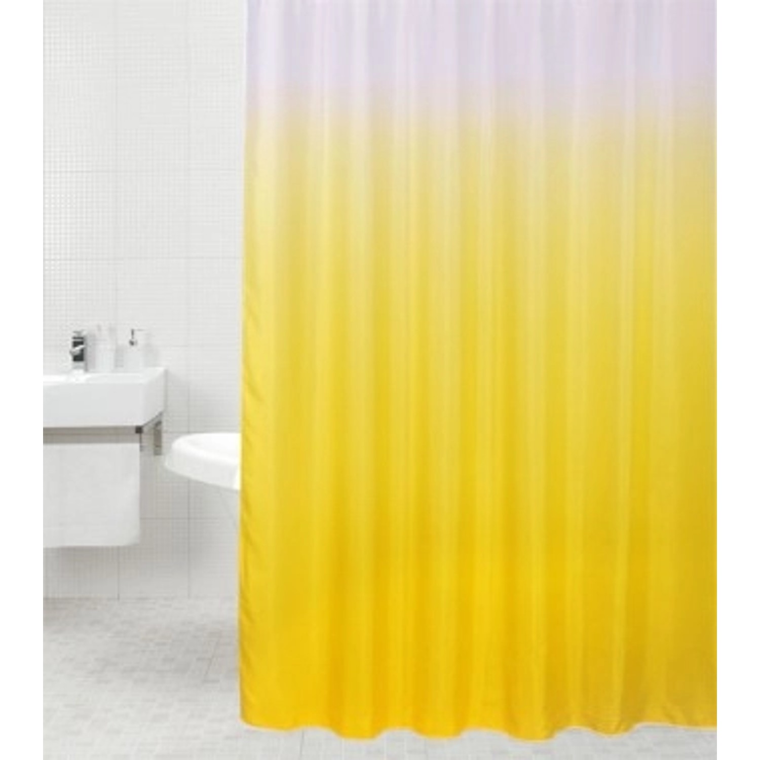 SANILO Duschvorhang Magic Gelb 180 x 200 cm günstig online kaufen