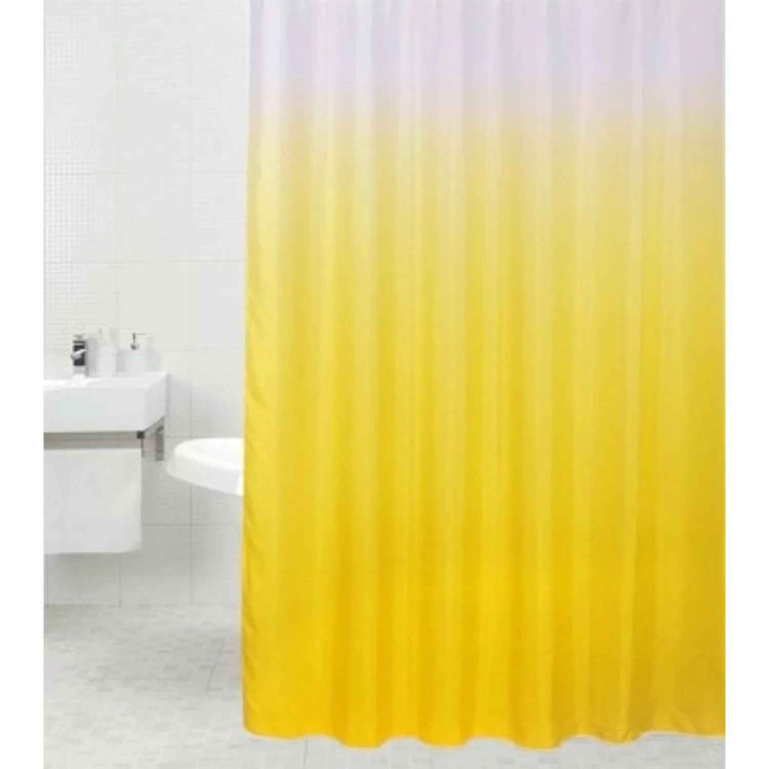 Sanilo Duschvorhang Magic Gelb 180 x 200 cm günstig online kaufen