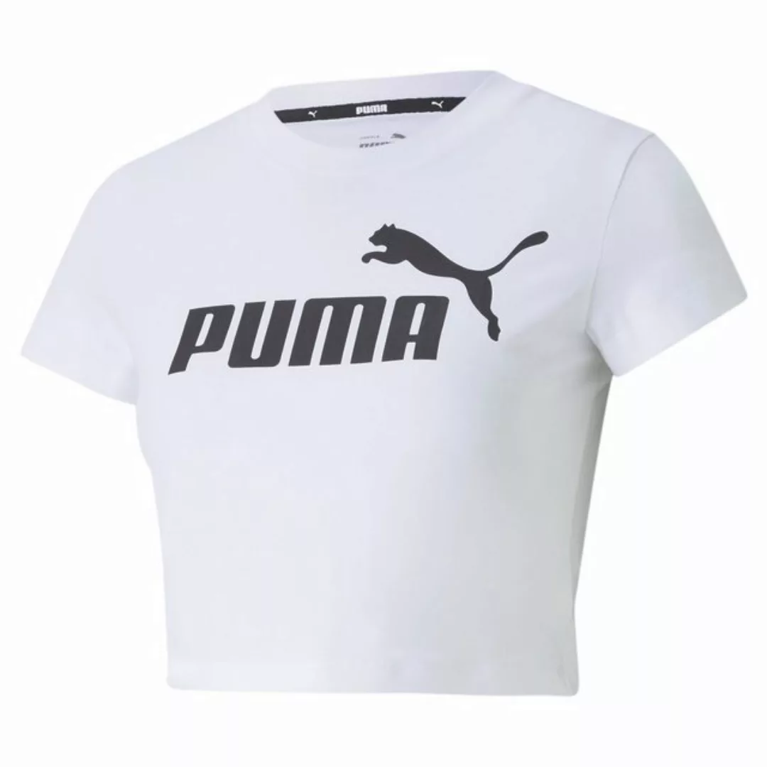 CARE OF BY PUMA Kurzarmshirt Puma W Essentials Slim Logo Tee Damen günstig online kaufen