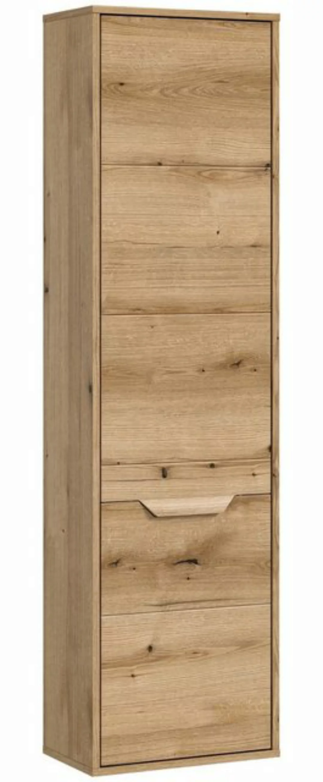 freiraum Hochschrank Zeno in Evoke Oak, Spannplatte/MDF - 44x164x32cm (BxHx günstig online kaufen