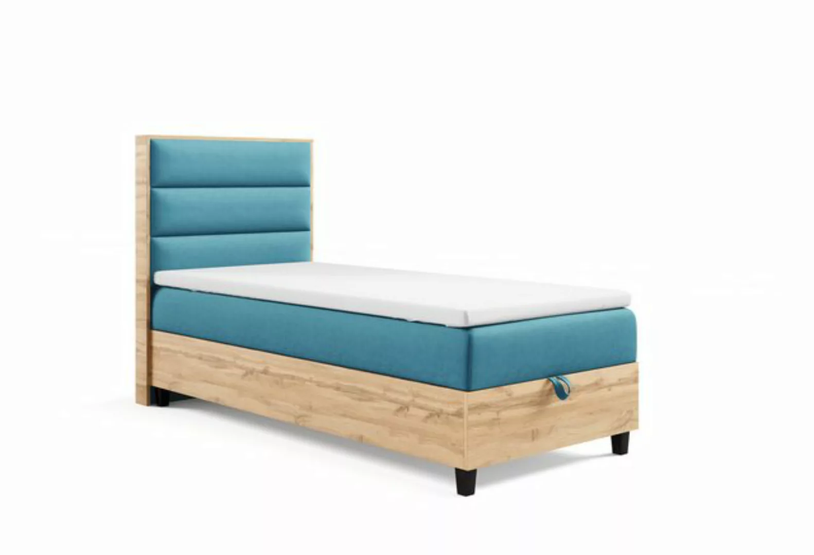 Best for Home Boxspringbett mit Bettkasten Trinity K-1 PLATE SINGLE Bonellf günstig online kaufen