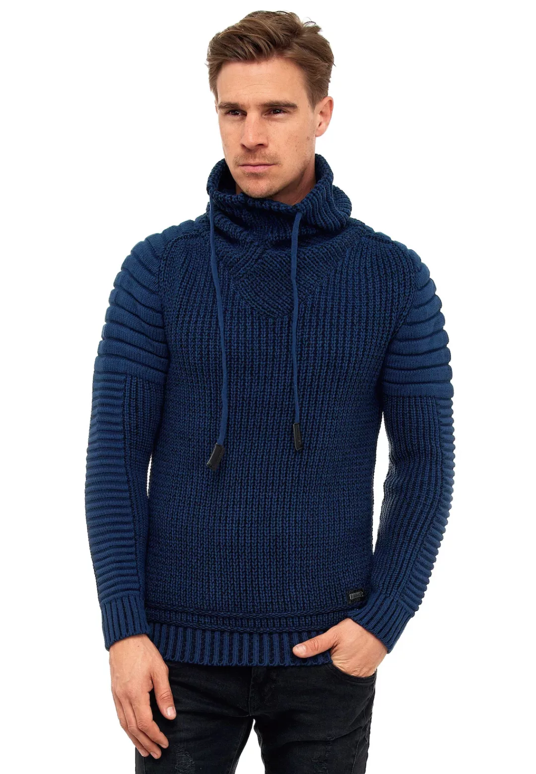 Rusty Neal Strickpullover, mit hochabschließendem Kragen günstig online kaufen