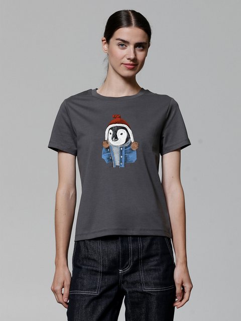 wat? Apparel Print-Shirt Pinguin (1-tlg) günstig online kaufen