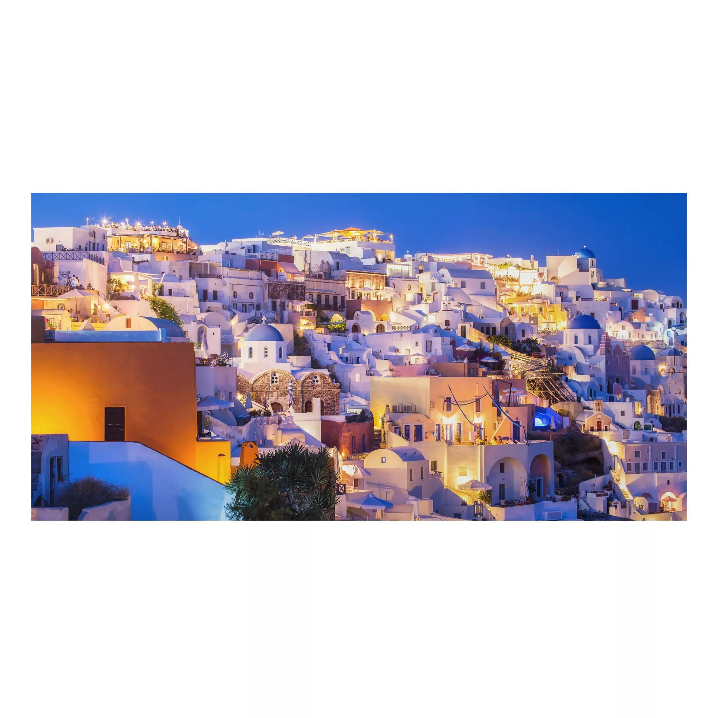 Alu-Dibond Bild Santorini at night günstig online kaufen