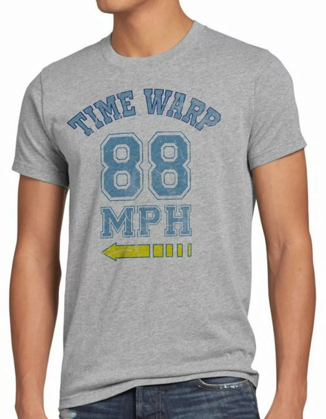 style3 Print-Shirt Herren T-Shirt Time Warp 88mph Flux Future Fly Zukunft Z günstig online kaufen