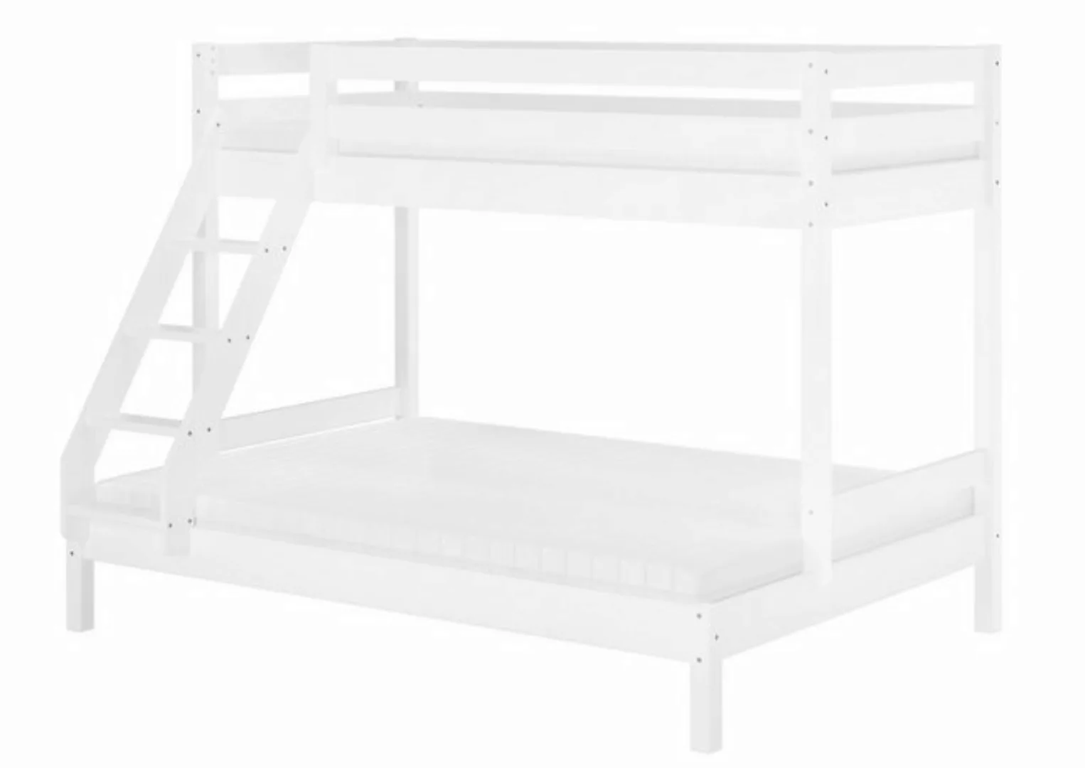 ERST-HOLZ Etagenbett Doppel-Etagenbett 90x200 u 140x200 für Erwachsene Kief günstig online kaufen