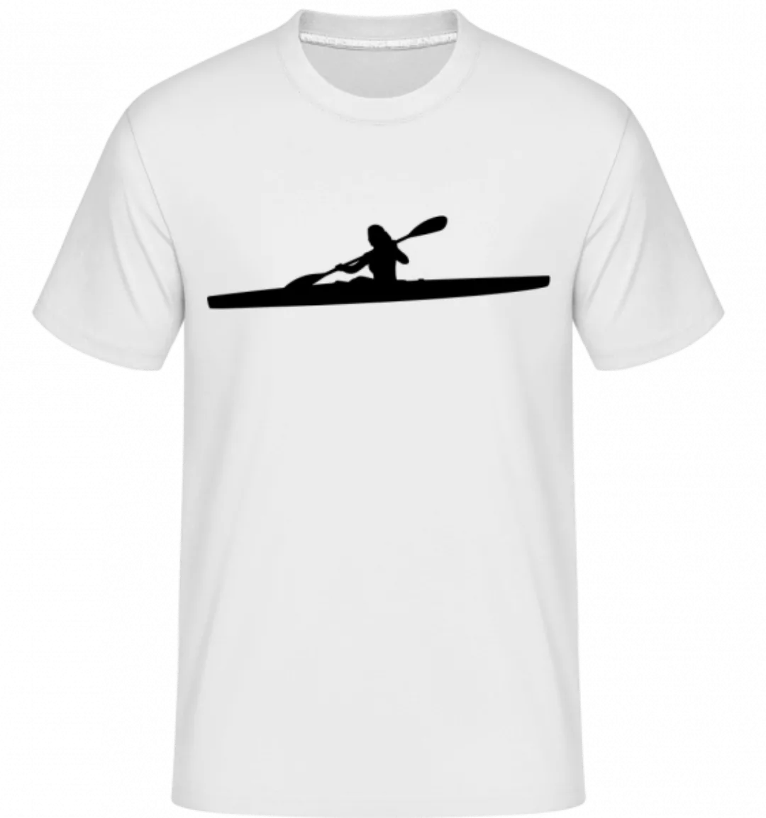 Kayak Shape Black · Shirtinator Männer T-Shirt günstig online kaufen