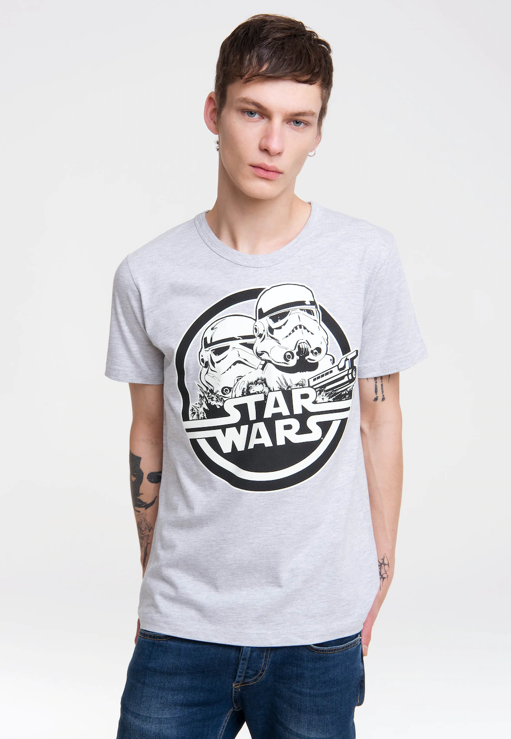 LOGOSHIRT T-Shirt "Stormtrooper - Krieg der Sterne", mit tollem Aufdruck günstig online kaufen