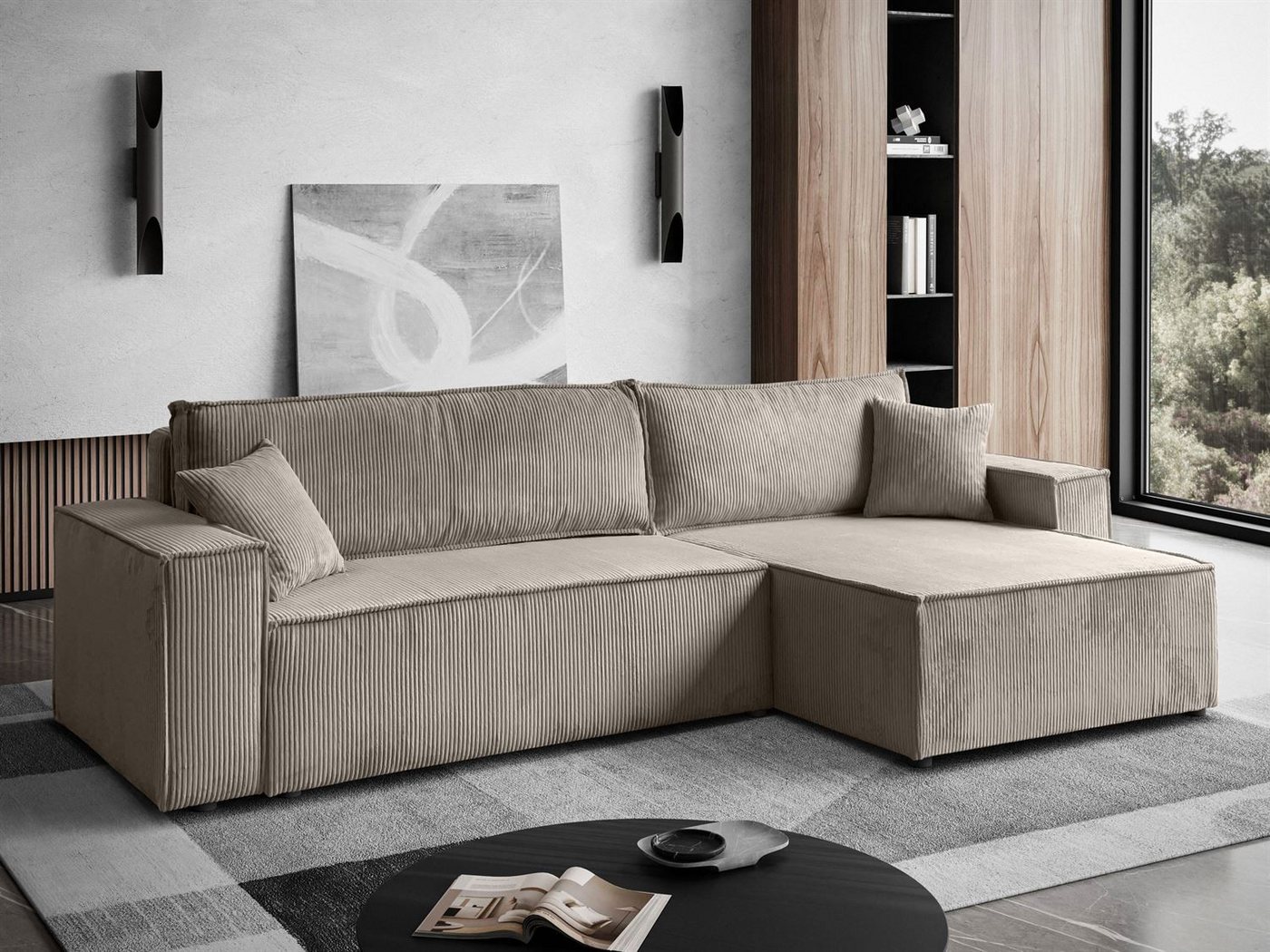 Lookway Ecksofa CARLO L-Form mit Lieferung bis in die Wohnung, mit Bettkast günstig online kaufen