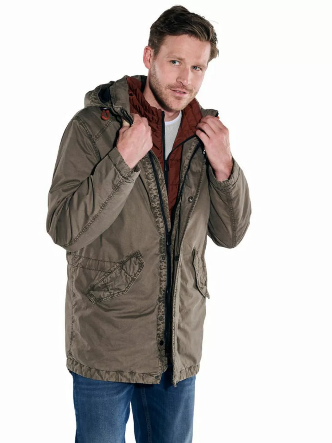 Engbers Langjacke Jacke mit heraustrennbarem Inlet günstig online kaufen