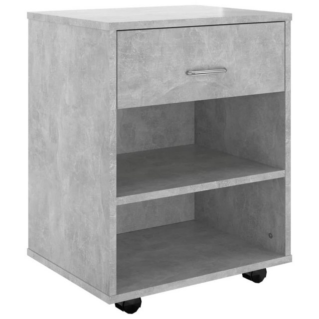 vidaXL Aktenschrank Rollschrank Betongrau 46x36x59 cm Spanplatte günstig online kaufen